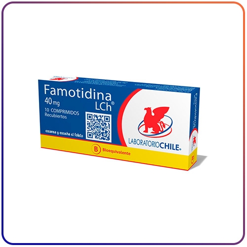 FAMOTIDINA 40 MG X 10 COMPR. RECUBIERTOS